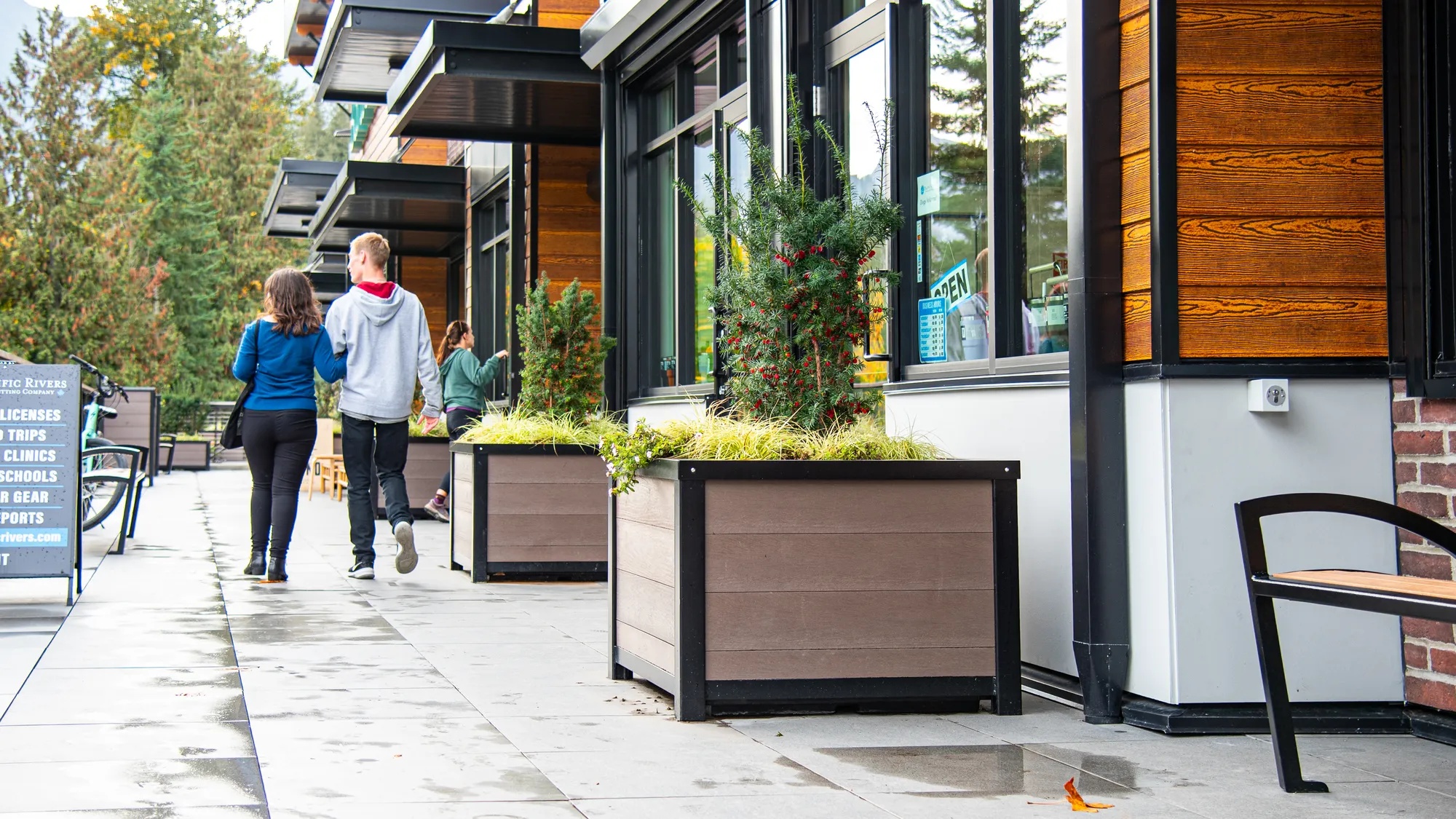 Wishbone Urban Form Self Watering Square Planters in Chilliwack,