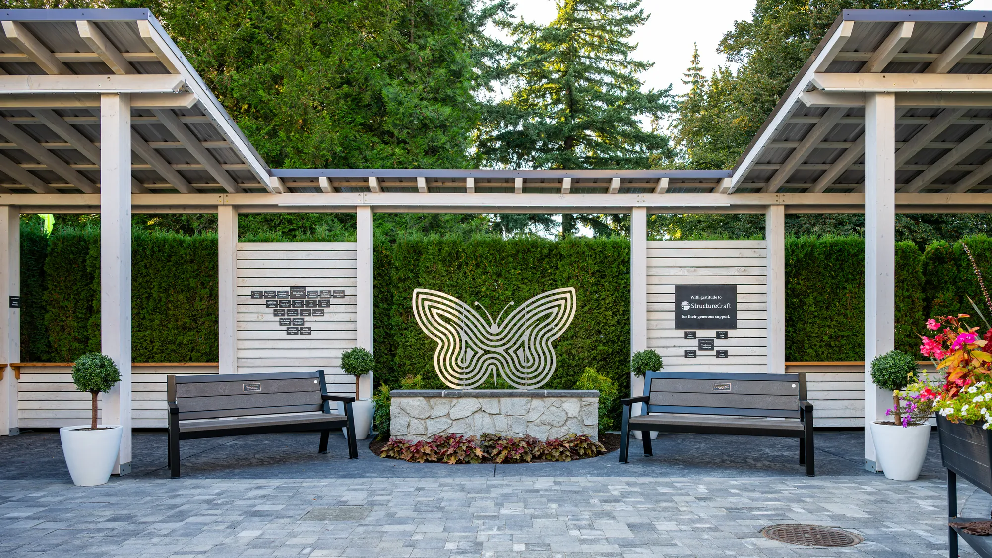 Wishbone Wide Body Benches at Abbotsford Hospice & Grief Support