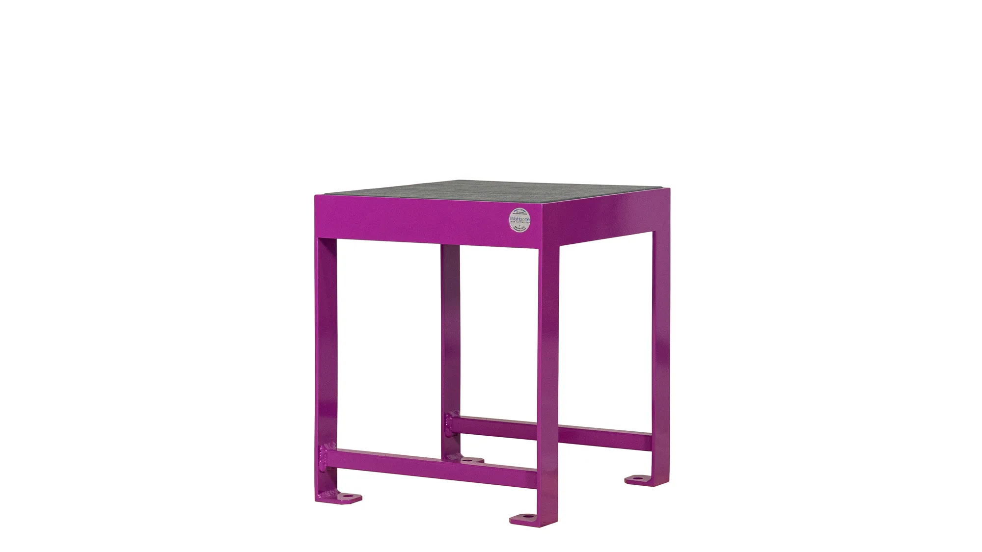 Wishbone JEM Side Table with Signal Violet Powder Coat