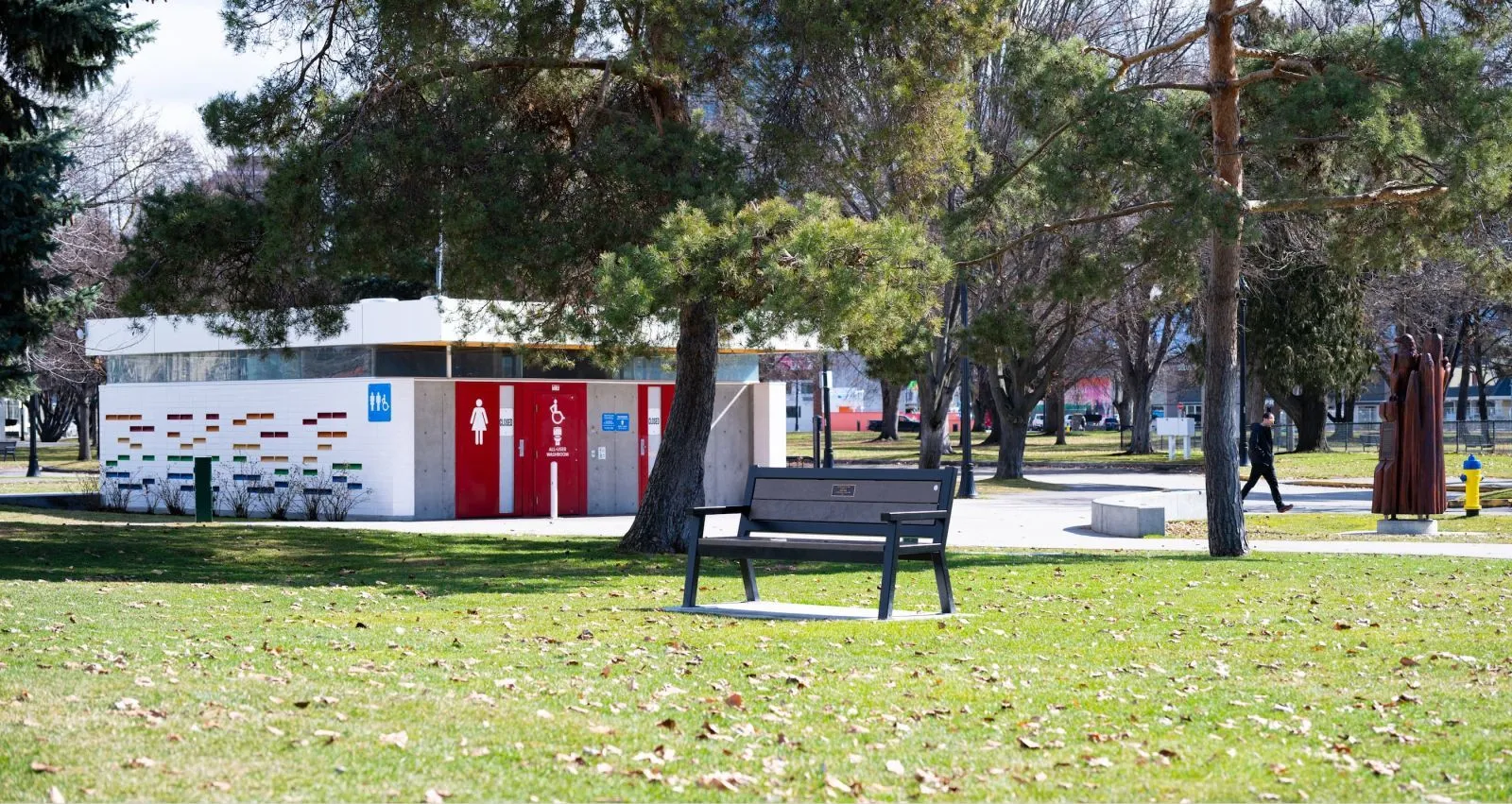 Wishbone Rutherford Memorial Bench in Kelowna BC