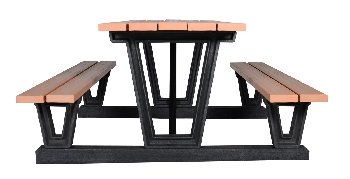 Park Series Wheelchair Accessible Picnic Table - 8ft (Ultraplast Lumber)