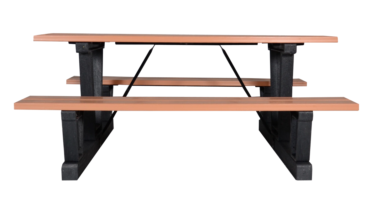 Park Series Wheelchair Accessible Picnic Table - 8ft (Ultraplast Lumber)