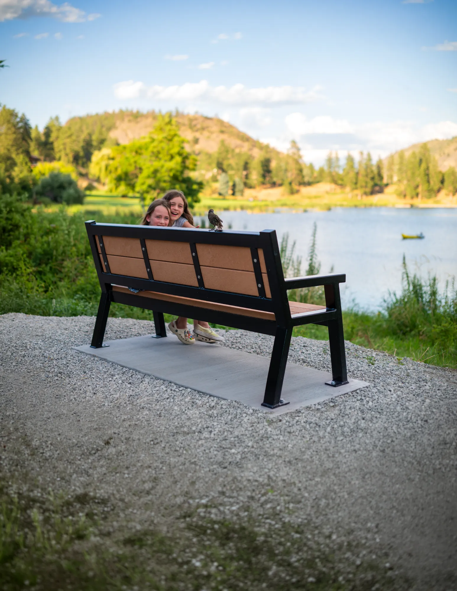 Rutherford Bench at Shannon Lake in West Kelowna, BC