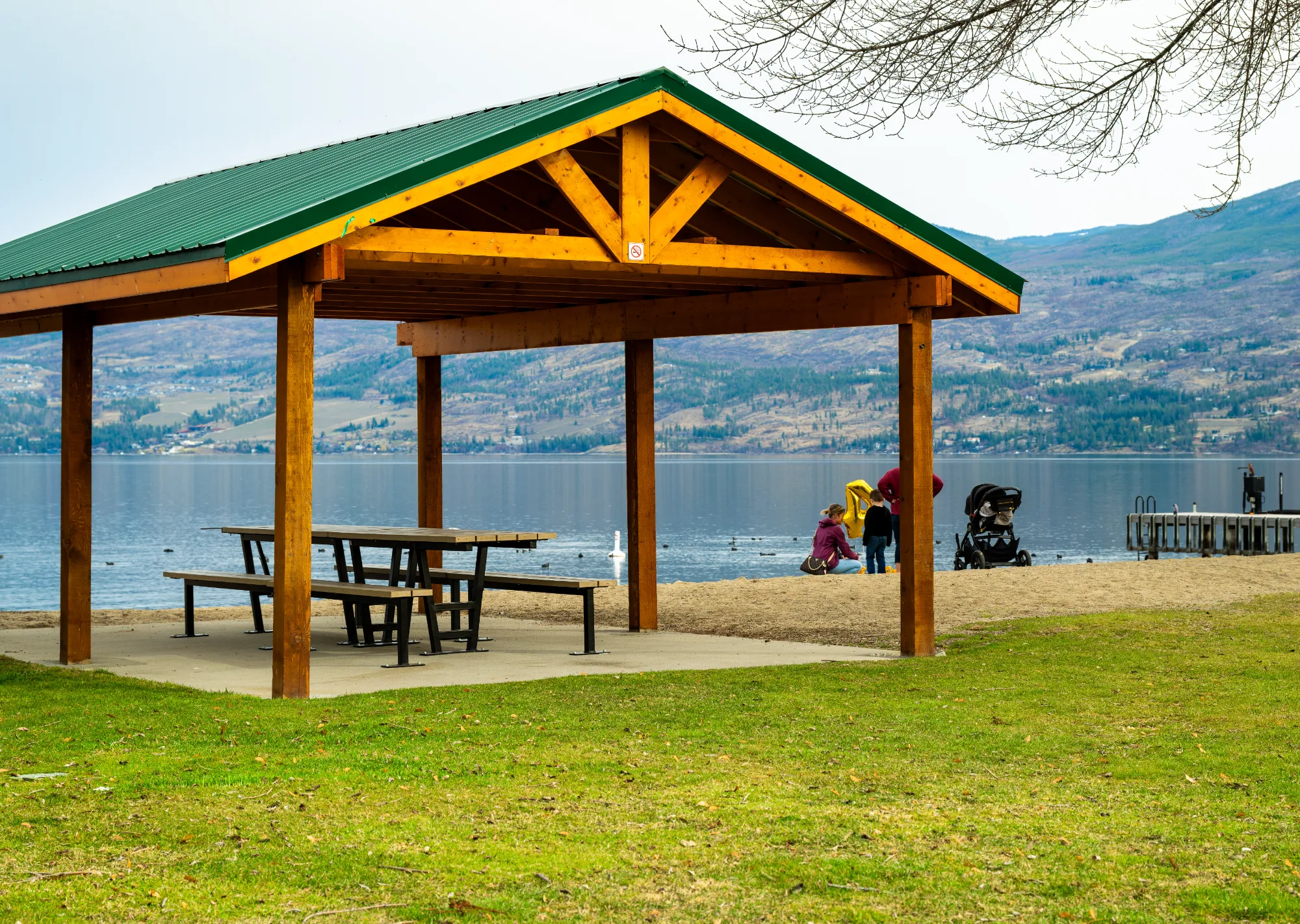 Wishbone installation in British Columbia