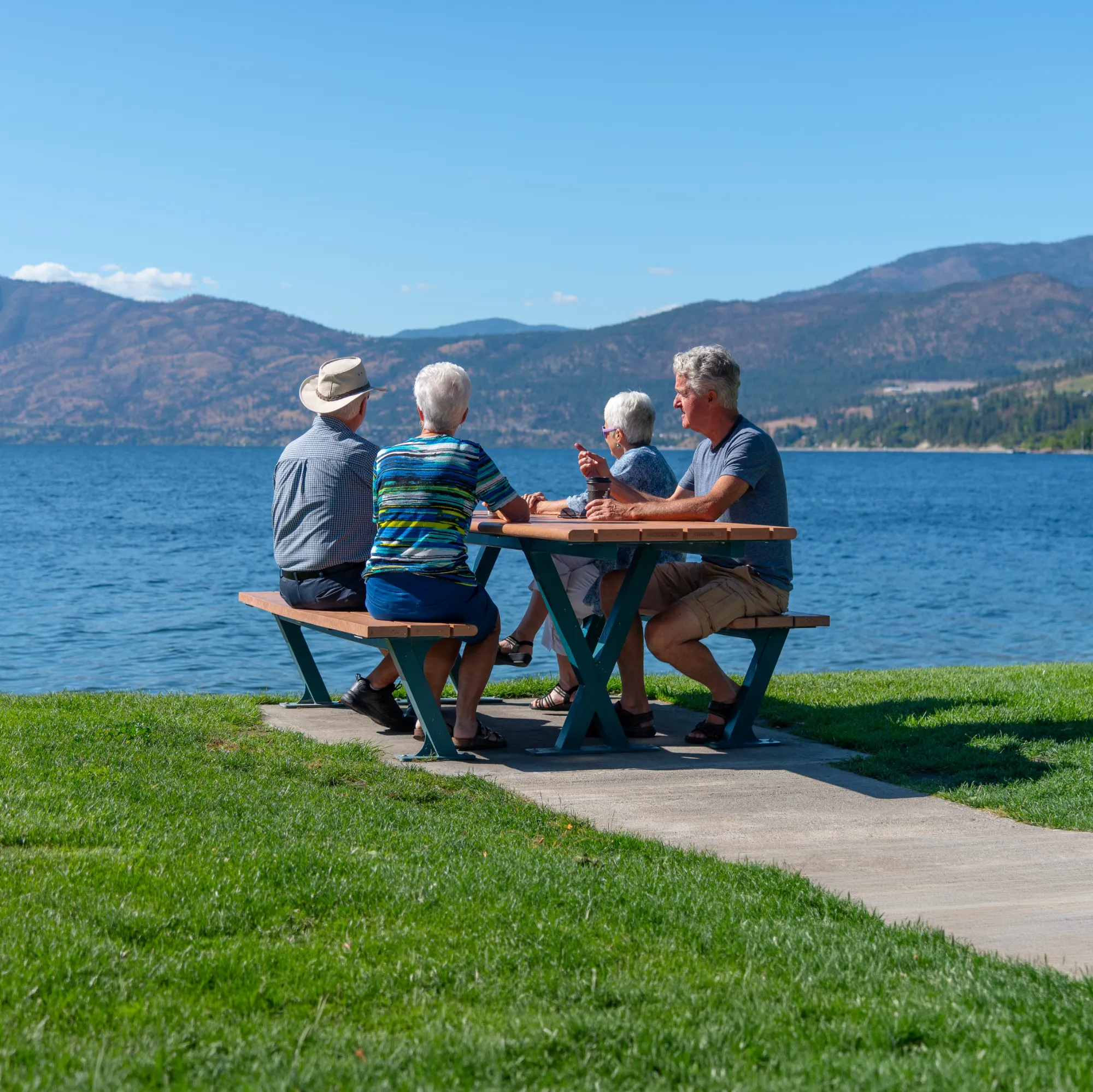 Wishbone Wheelchair Accessible Bayview Picnic in Peachland BC