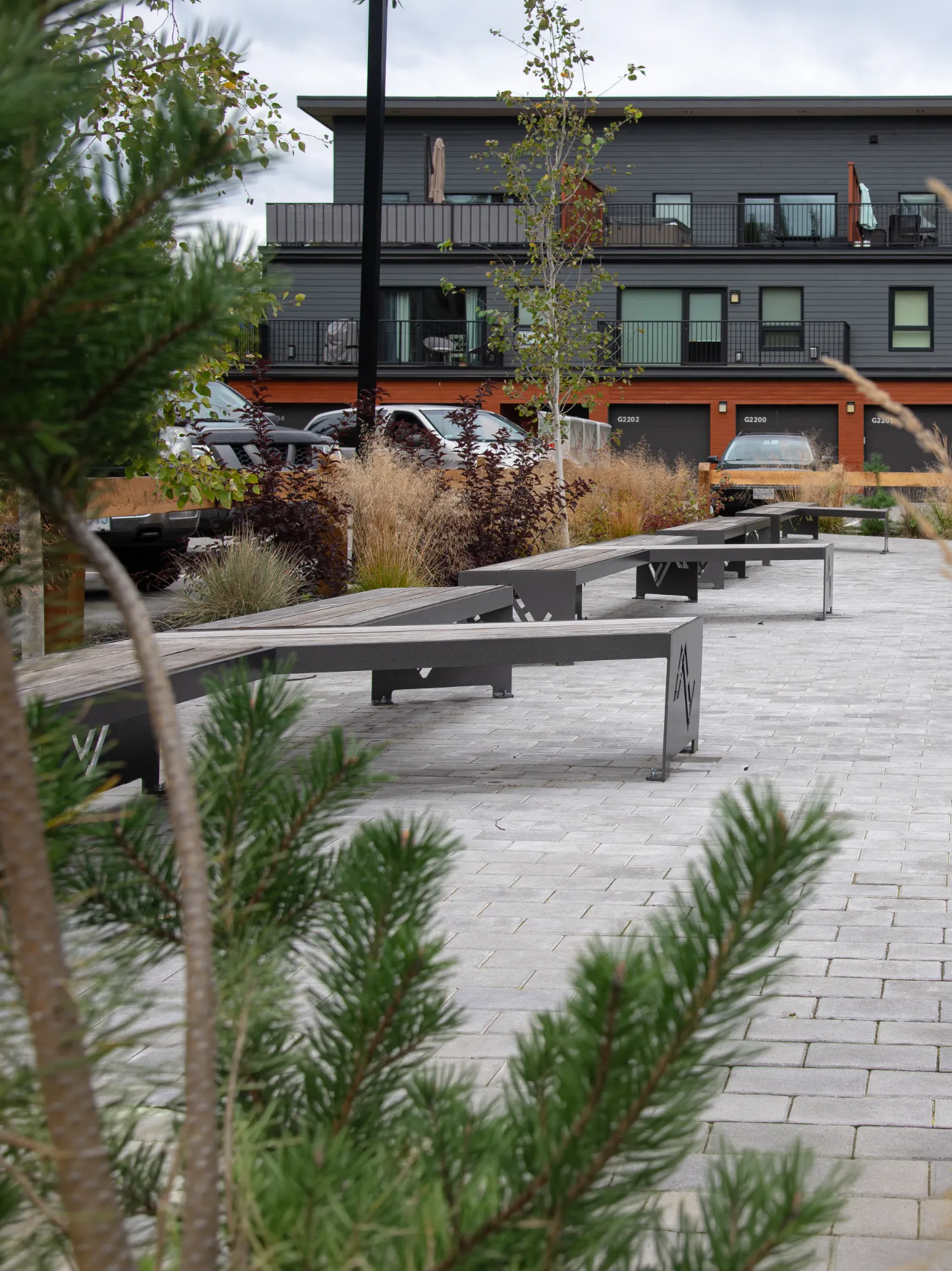 Wishbone Custom Mackenzie Benches in Revelstoke BC