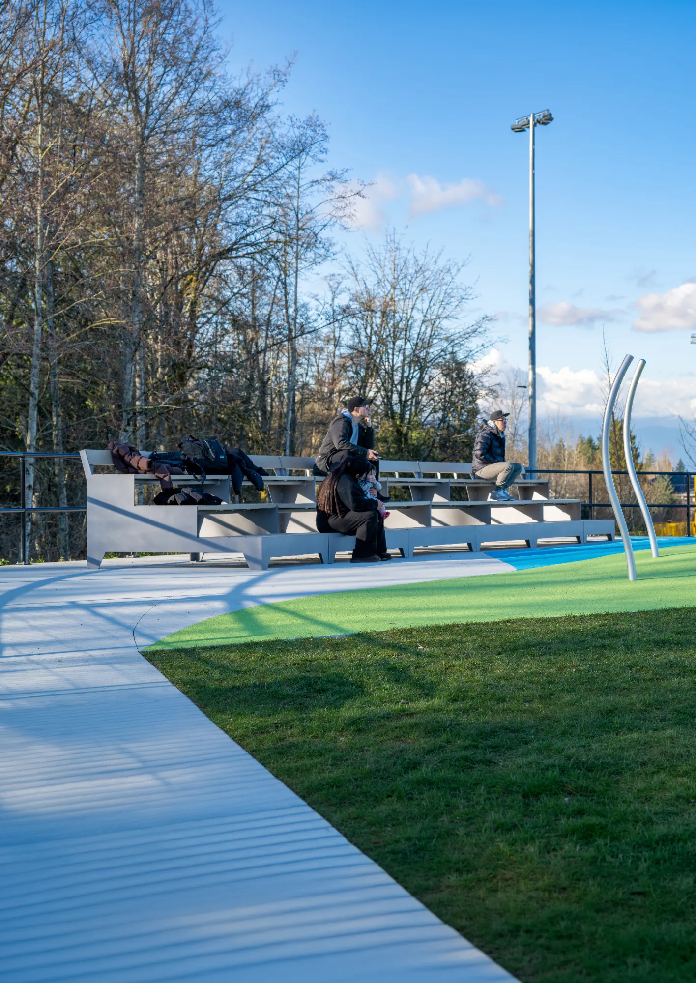 Wishbone Strataview Benches at Yorkson Community Park in the Township of Langley, BC-3