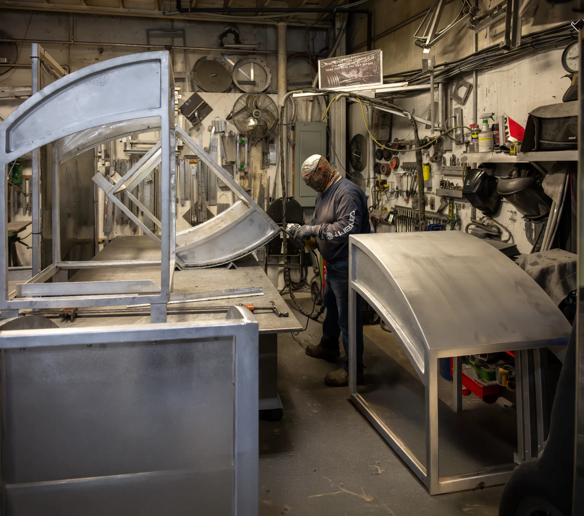 Fabricating Modena Waste Receptacles
