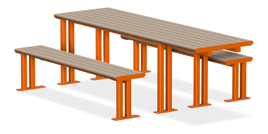 Larson Wheelchair Accessible Picnic Table 8ft