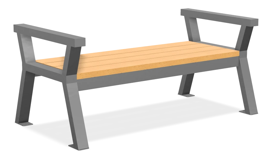 Rutherford Backless Bench