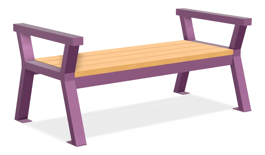 Rutherford Backless Bench