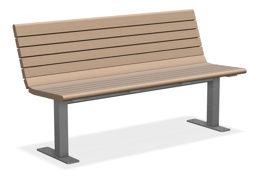 Chat Bench without Armrests 5ft