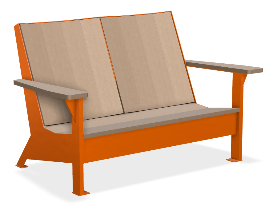 JEM Love Seat without Middle Armrest