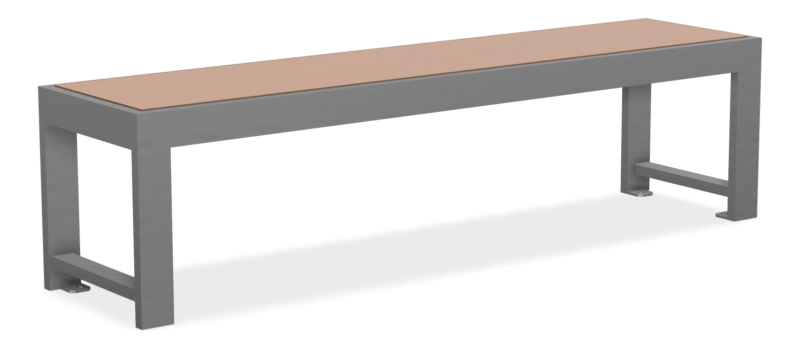 Urban Form Harvest Backless Bench - 6ft