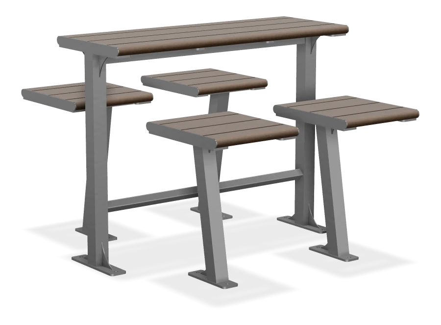 Bistro Bench and Table Combo - 4'