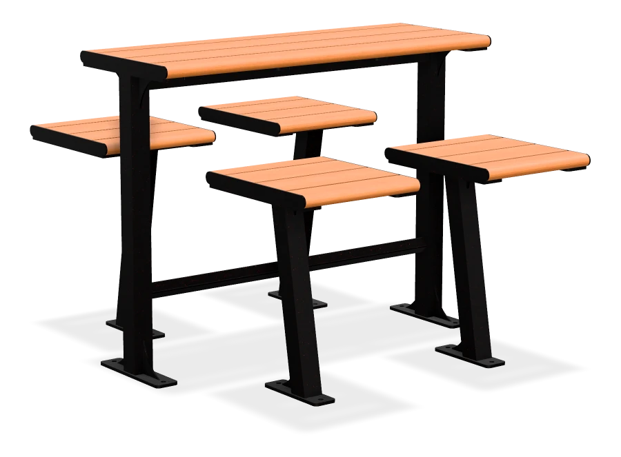 Bistro Bench and Table Combo - 4'