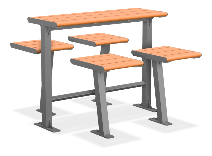 Bistro Bench and Table Combo - 4'