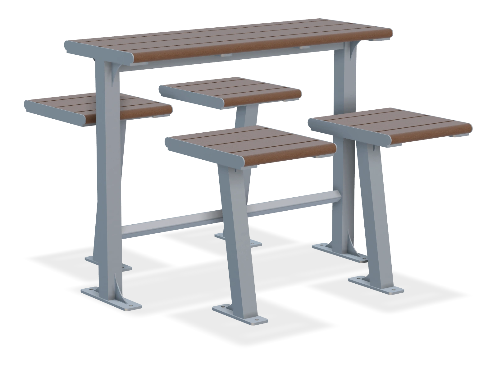 Bistro Bench and Table Combo - 4'