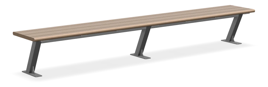 Bayview Backless Bench 10ft