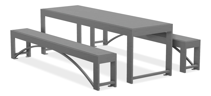 Urban Form Harvest Picnic Table 8ft