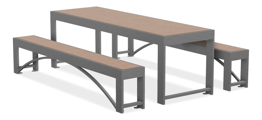 Urban Form Harvest Picnic Table 8ft