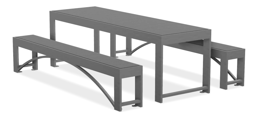 Urban Form Harvest Picnic Table 8ft