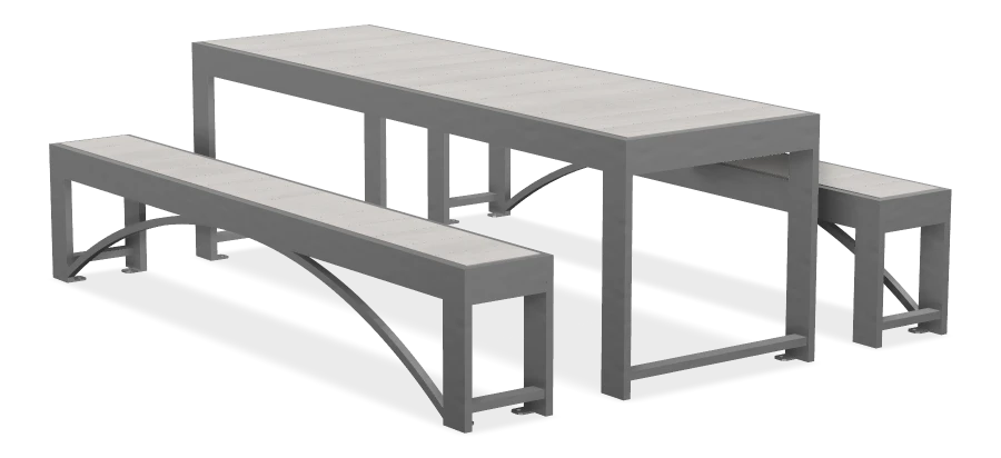 Urban Form Harvest Picnic Table 8ft