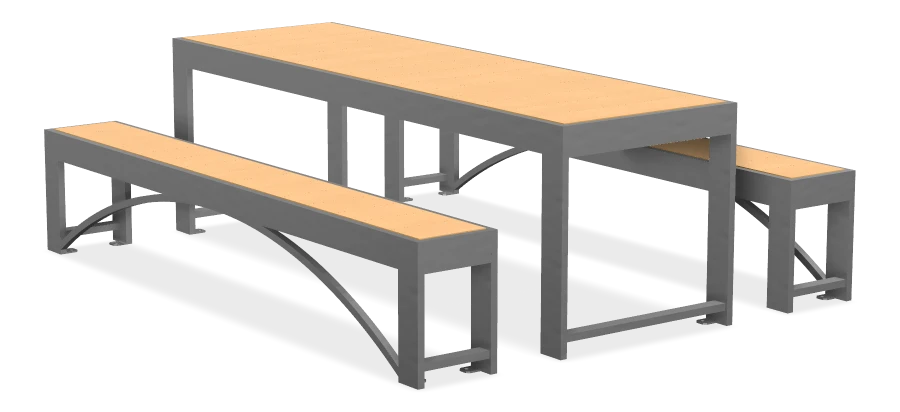 Urban Form Harvest Picnic Table 8ft