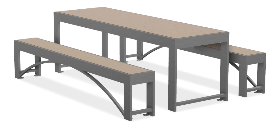 Urban Form Harvest Picnic Table 8ft