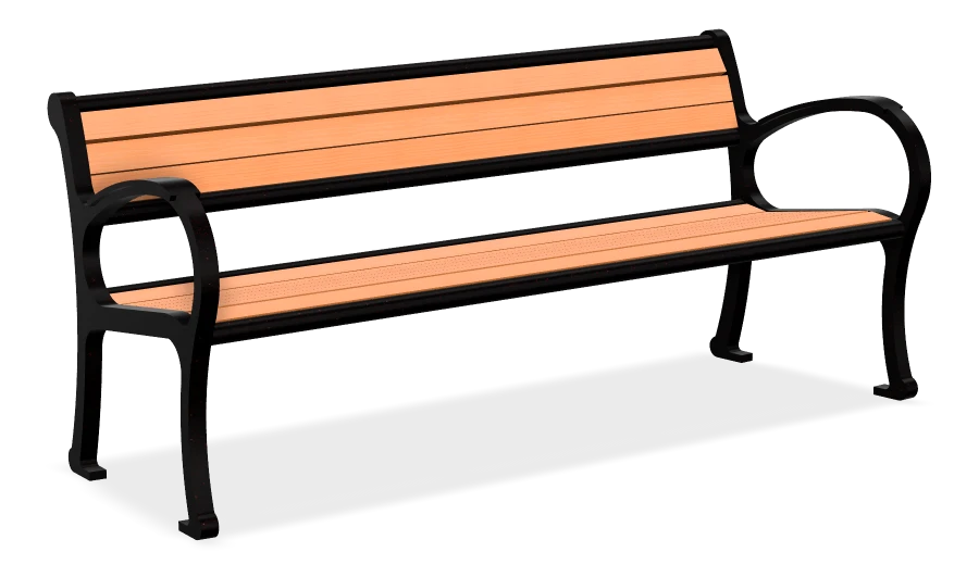 Mountain Classic Wide Body Bench 6ft