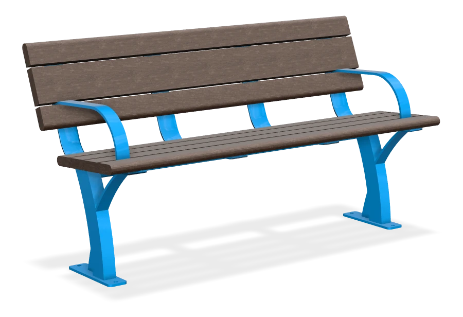 Parker Bench with Armrests 5ft