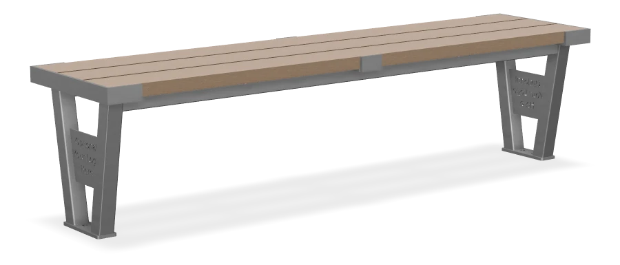Vincent Backless Bench 6ft