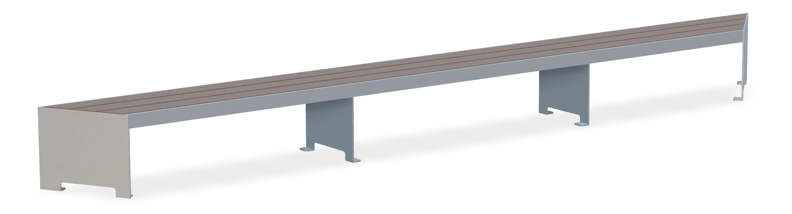 Mackenzie Modular Bench 17ft - Wedge