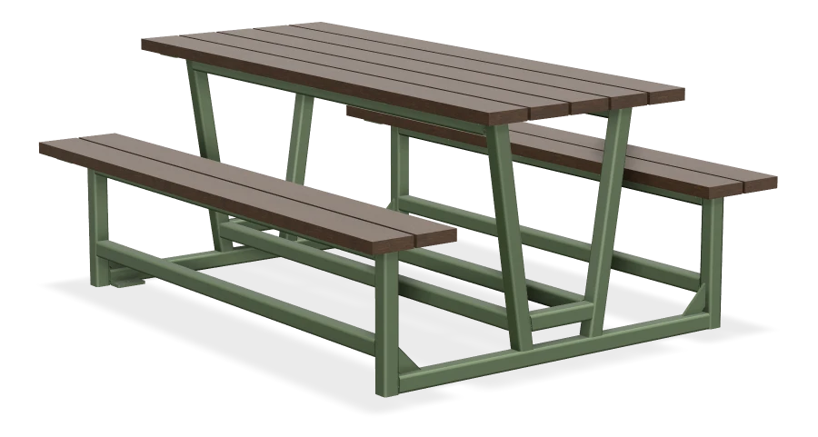 Rutherford Heavy Duty Free Standing Picnic Table