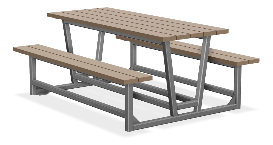 Rutherford Heavy Duty Free Standing Picnic Table