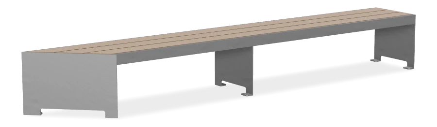 Mackenzie Modular Bench 11ft - Right Angle