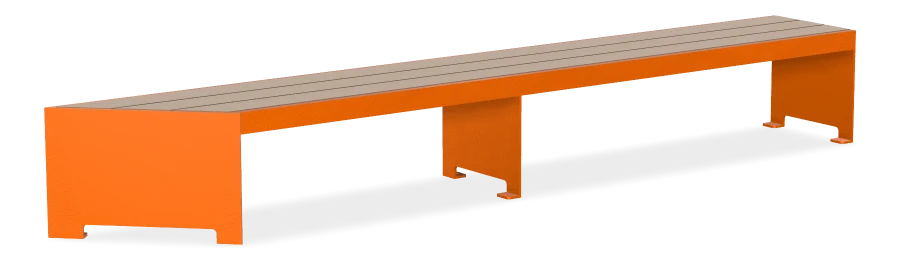 Mackenzie Modular Bench 11ft - Right Angle