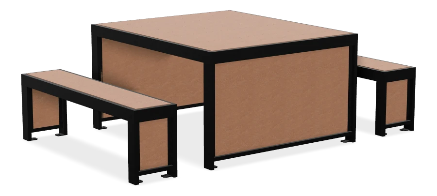 Urban Form Picnic Table 5ft - 4ft Wide