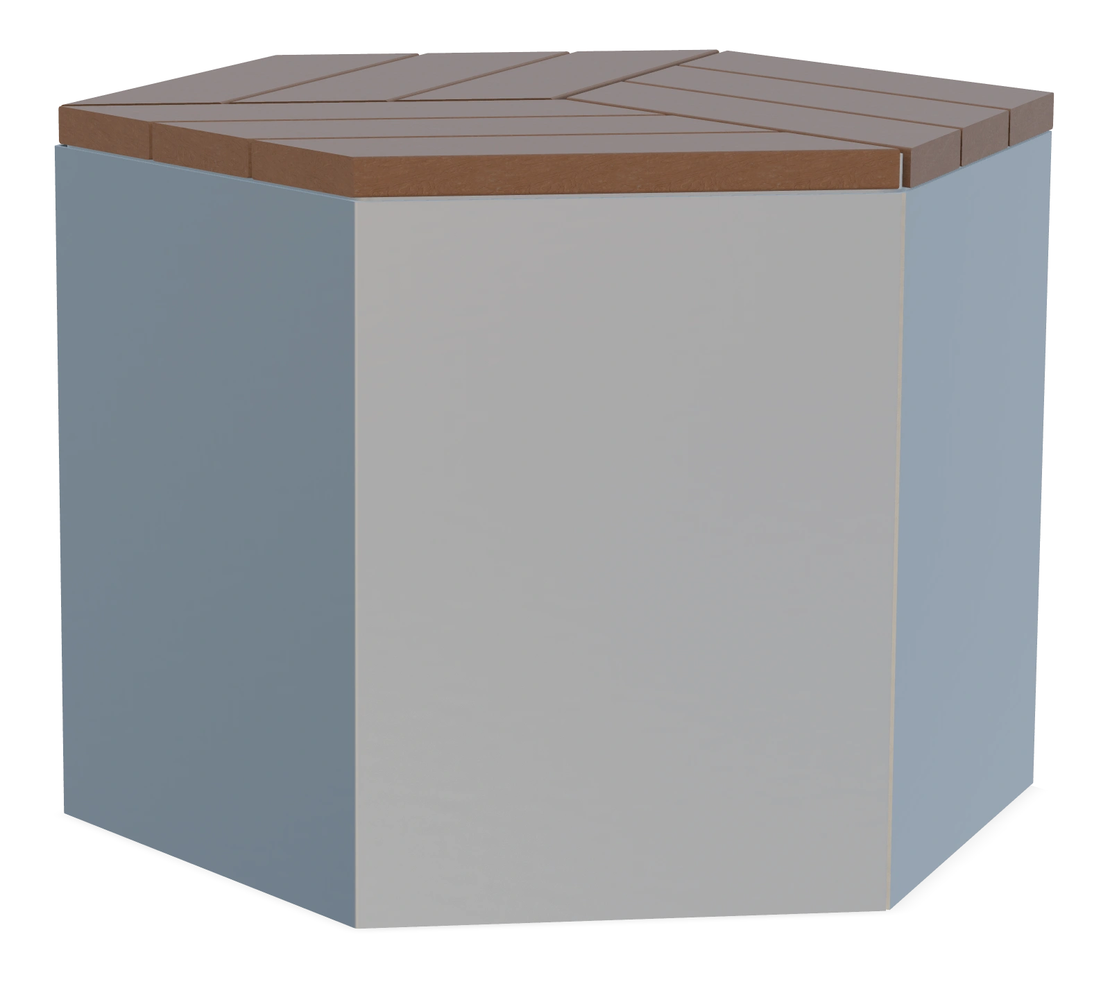 Bayview Hexagonal Stool 28"H