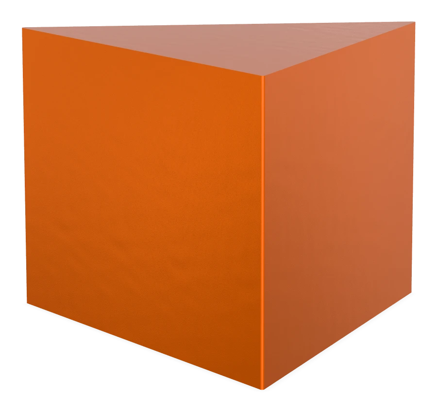 Triangle Prism Bench