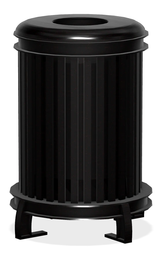 Beselt Large Capacity Round Waste Receptacle