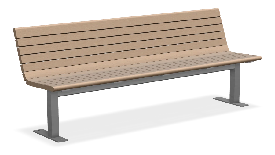 Chat Bench without Armrests 7ft
