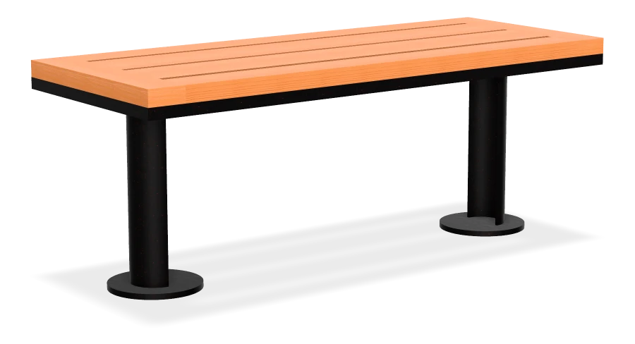 SurRe Straight Park Bench - 4 FT