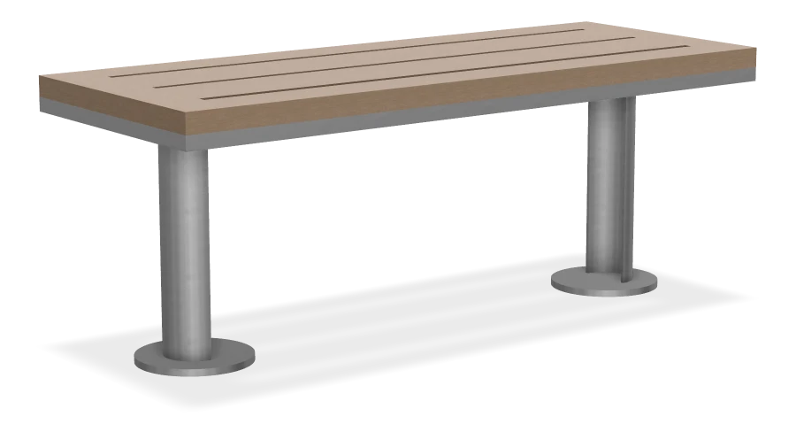 SurRe Straight Park Bench - 4 FT