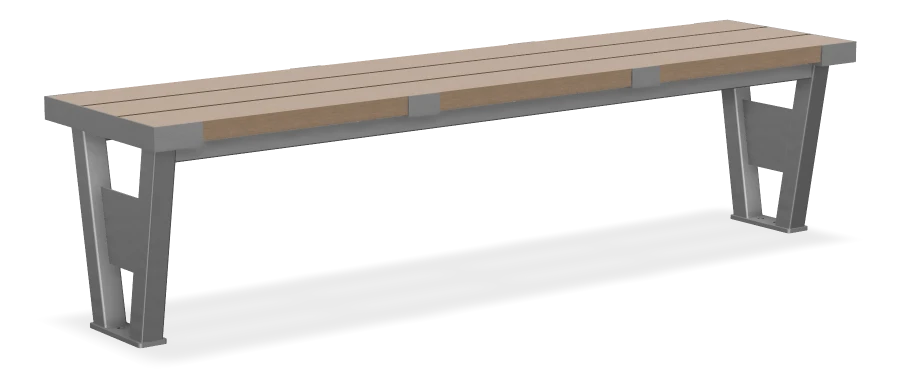 Rio Can Vincent Backless Bench 6ft