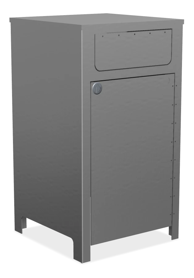 Urban Form 35 Gallon Toter Waste Receptacle