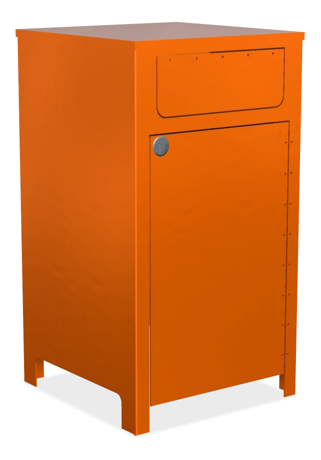 Urban Form 35 Gallon Toter Waste Receptacle
