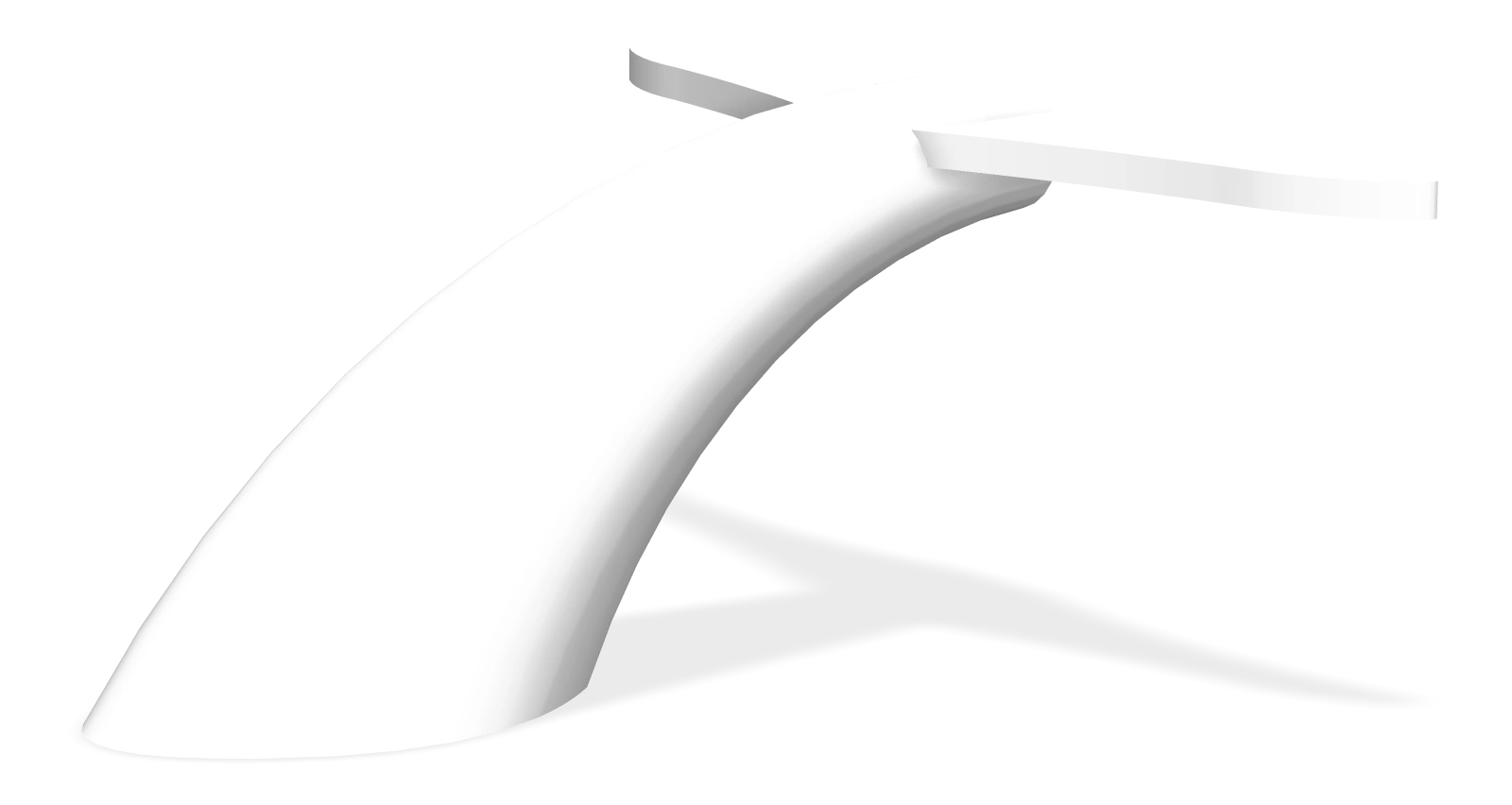 Whale Tail Bench