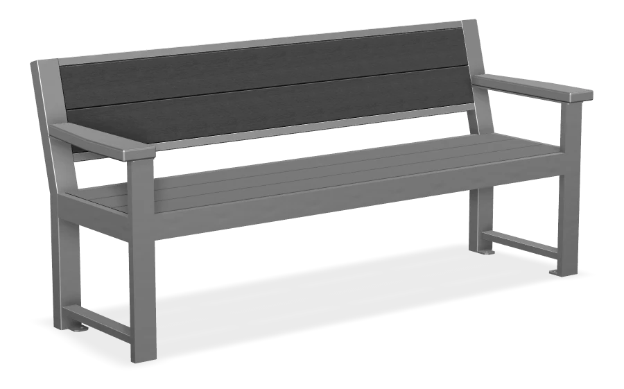 Harvest Bench with Armrests 5ft