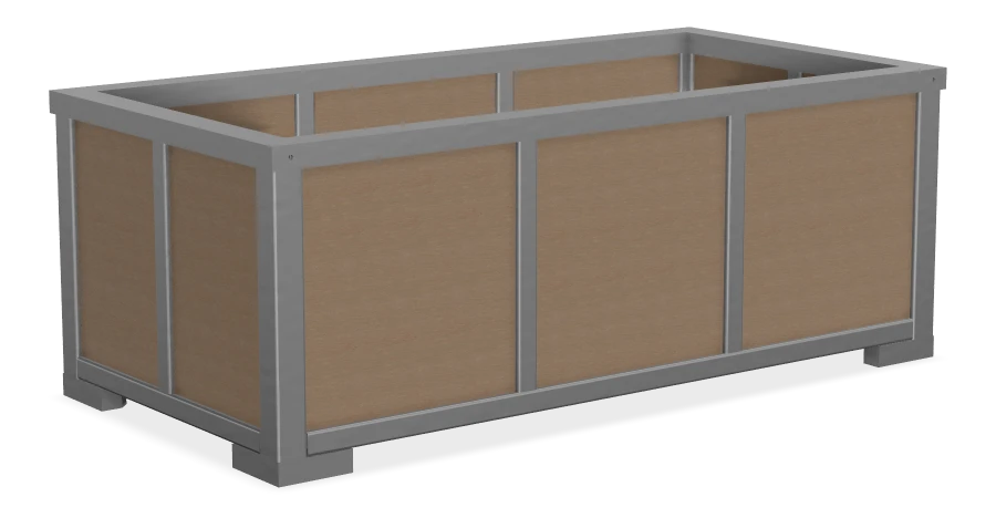 Custom Rutherford Planter Box - 36"L x 72"W x 27"H